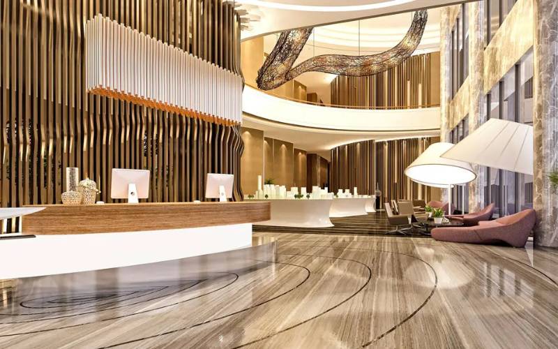 Bí Quyết Thiết Kế Thi Công Quầy Lễ Tân Nâng Tầm Hình Ảnh Resort