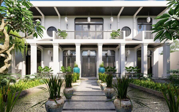 xây nhà kiểu resort