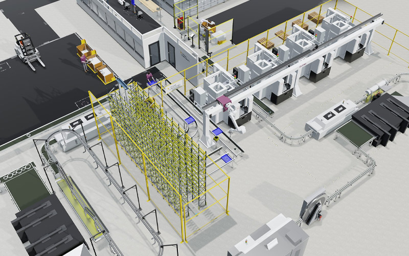 layout nhà xưởng