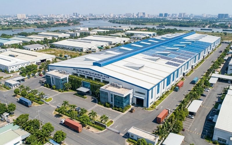 Nhà Xưởng Tiền Chế Là Gì? Cấu Tạo, Ưu Điểm & Báo Giá